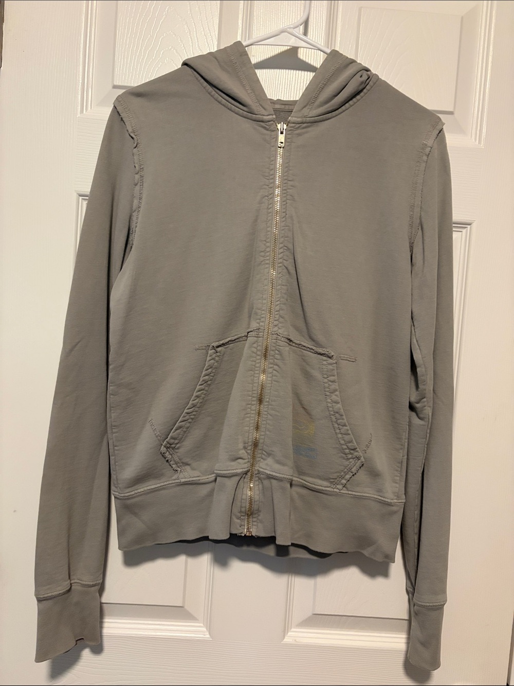 Jack Johnson Light Gray Zip-Up Hoodie with Hood